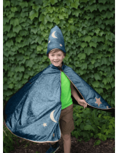 Capa y sombrero de mago de la noche estrellada 5-6 2