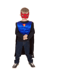 Rev. Superhero Tunic/Cape/Mask 4-7 2