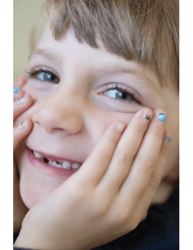 Pegatinas de superhéroes para uñas