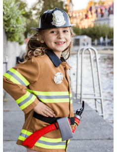Conjunto de bombero color canela con accesorios 2