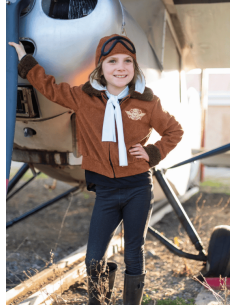 Chaqueta, gorro y bufanda de piloto 2