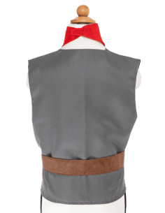 Chaleco, cinturón y bufanda pirata con calavera 2