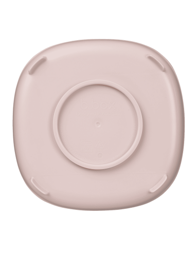 Plato 2 en 1 con ventosa y compatimentos extraíbles B.Box - Blush