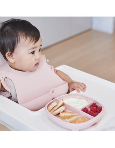 Plato 2 en 1 con ventosa y compatimentos extraíbles B.Box - Blush