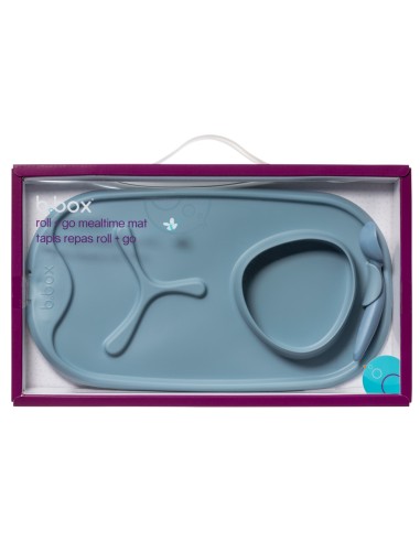 Bandeja silicona Roll + Go con cuchara B.Box - Ocean