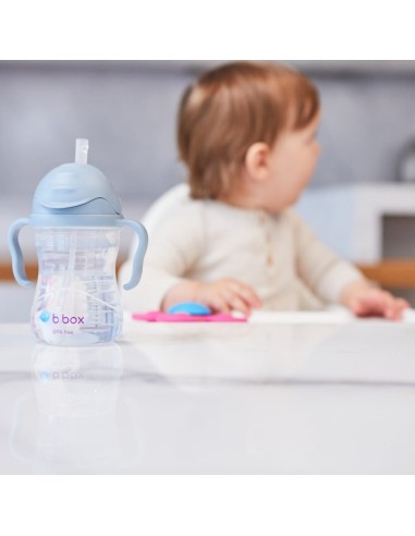 Taza con pajita flexible con pesa B.Box - Ocean