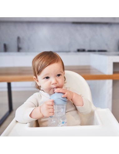 Taza con pajita flexible con pesa B.Box - Ocean