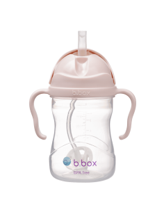 Taza con pajita flexible con pesa B.Box - Blush