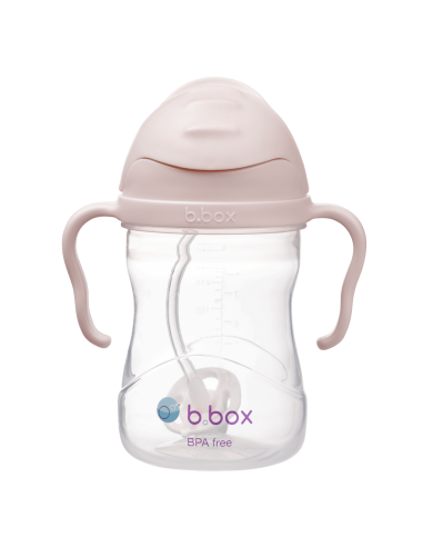 Taza con pajita flexible con pesa B.Box - Blush