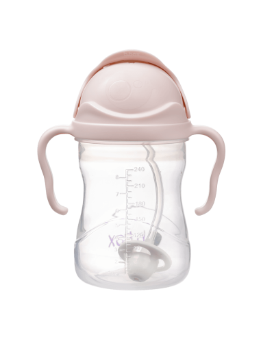 Taza con pajita flexible con pesa B.Box - Blush