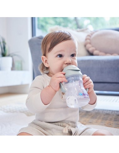 Taza con pajita flexible con pesa B.Box - Sage