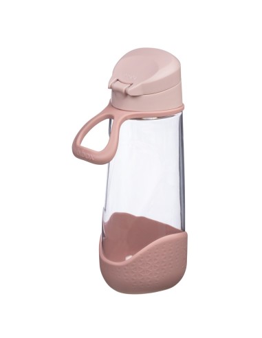 Botella de tritán con boquilla y asa 600ml B.Box - Blush Crush
