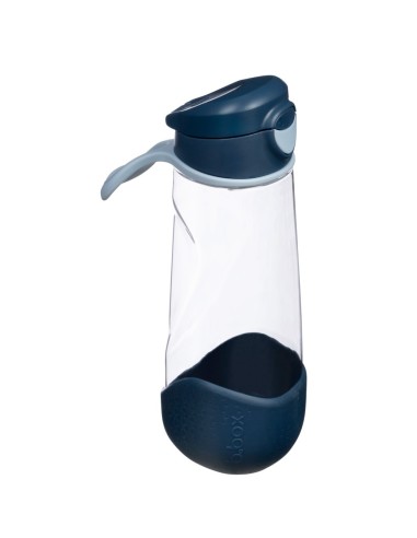 Botella de tritán con boquilla y asa 600ml B.Box - Midnight