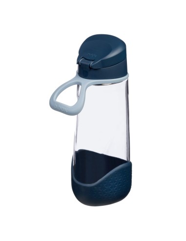 Botella de tritán con boquilla y asa 600ml B.Box - Midnight