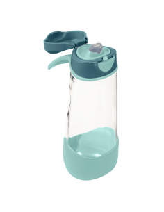 Botella de tritán con boquilla y asa 600ml B.Box - Emerald Forest