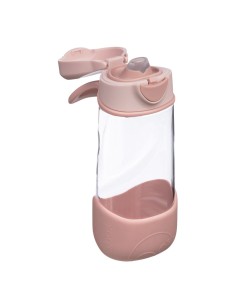 Botella tritán con boquilla y asa 450ml B.Box - Blush Crush