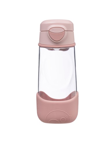 Botella tritán con boquilla y asa 450ml B.Box - Blush Crush