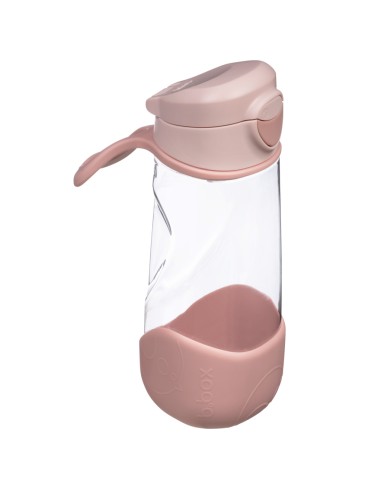 Botella tritán con boquilla y asa 450ml B.Box - Blush Crush