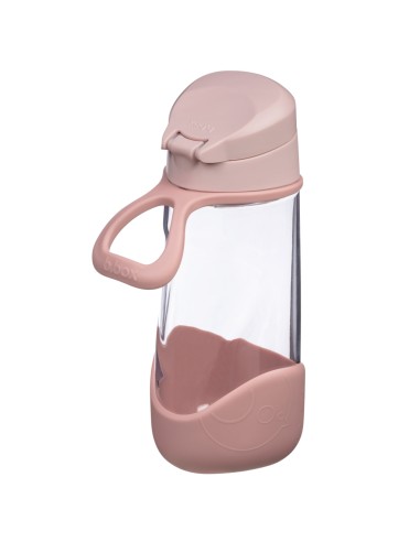 Botella tritán con boquilla y asa 450ml B.Box - Blush Crush
