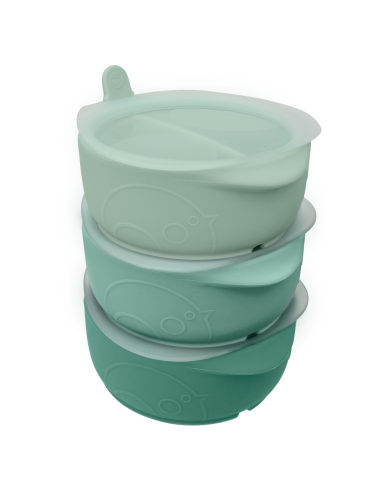 Depósitos para congelar comida con compartimentos y tapas Fill + Freeze B.Box (3 ud.)
