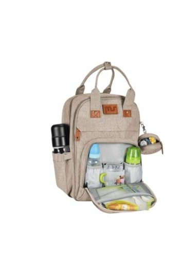 Mochila pañalera Storage Beige