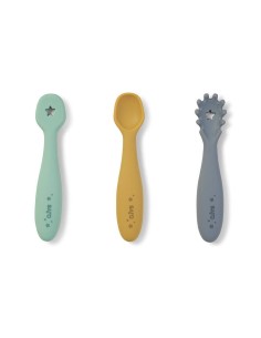 Set de cubiertos de aprendizaje Azul Mist Saro