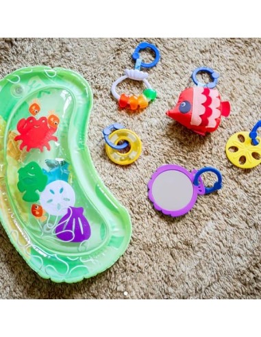 Baby Einstein Baby Einstein Sea Floor Explorers Alfombra de juego con agua boca abajo