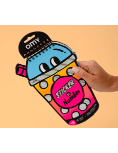 Pegatinas por número - Bubble Tea