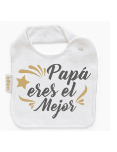 Pack día del Padre con la frase "Papá eres el Mejor" - Chupete + Babero + Body 2