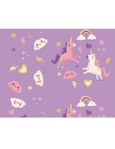 Pelota Caucho 13cm Unicornio