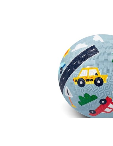 Pelota Caucho 18cm Coches