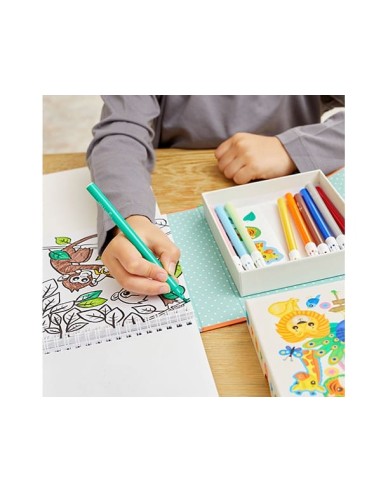 Set para colorear Zoologico Tiger Tribe