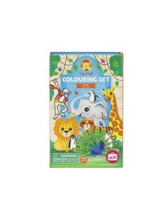 Set para colorear Zoologico Tiger Tribe