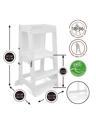 Torre Aprendizaje Prema 3 en 1 Blanco