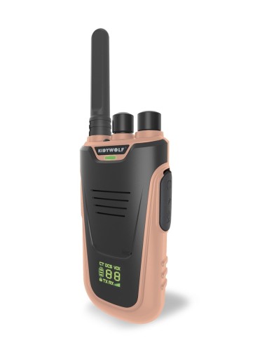 Walkie Talkies recargables Kidytalk natural y cian - Juegaconmigo