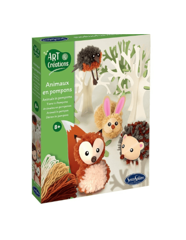 Animales con pompones