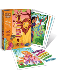 Pinturas con brillantina - Princesas 2