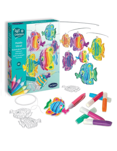 Vidriera móvil - Pescados