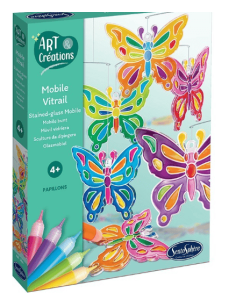 Vidriera móvil - Mariposas