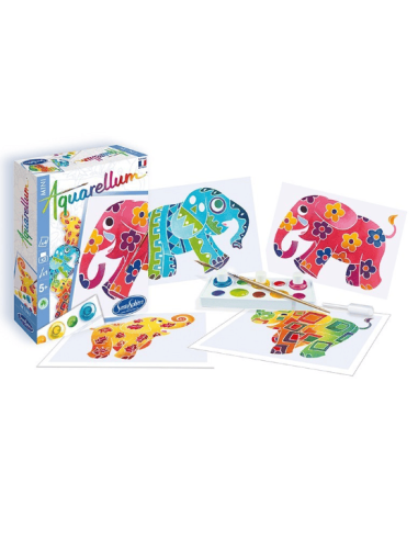 Mini Aquarellum Elefante