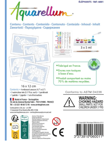 Mini Aquarellum Elefante