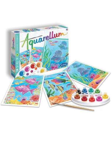 Aquerellum Fondo de acuarela Coralliens