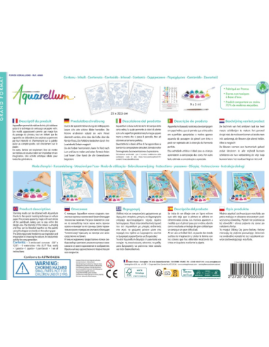 Aquerellum Fondo de acuarela Coralliens