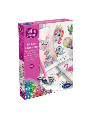 Crea Pegatinas de Diamantes