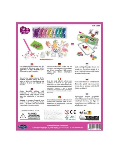 Crea Pegatinas de Diamantes