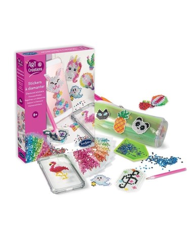 Crea Pegatinas de Diamantes