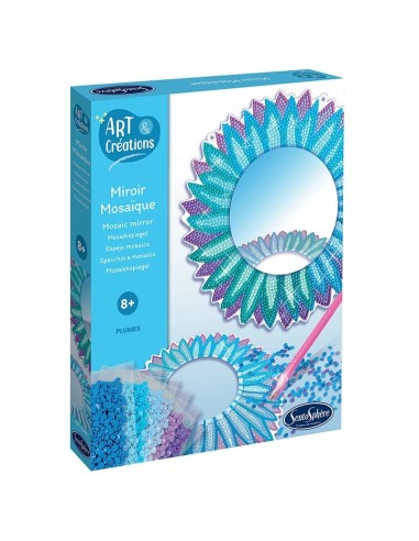 Mosaico Espejo Diamantes