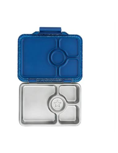 Fiambrera de Acero Inoxidable Yumbox Prêt - Twilight Blue Glitter