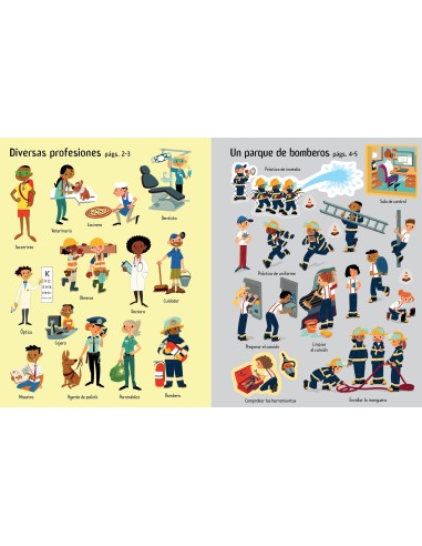 Pegatinas trabajos y profesiones - Usborne