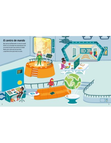 Pegatinas superhéroes Usborne